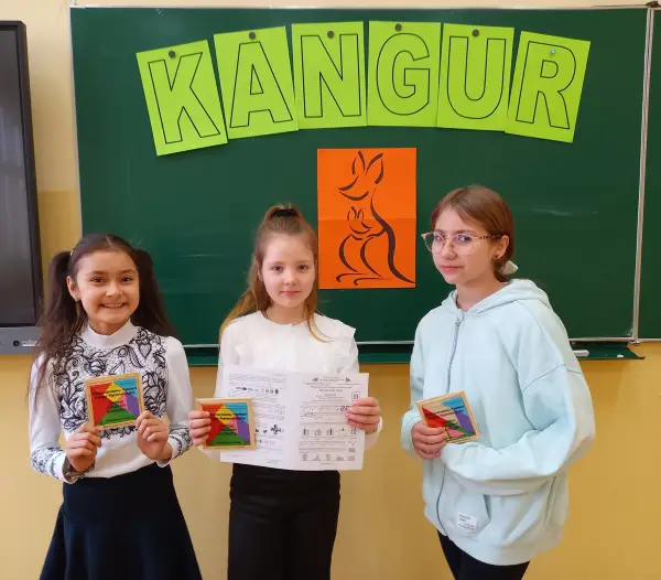 Zdjęcie z etapu szkolnego Kangura
